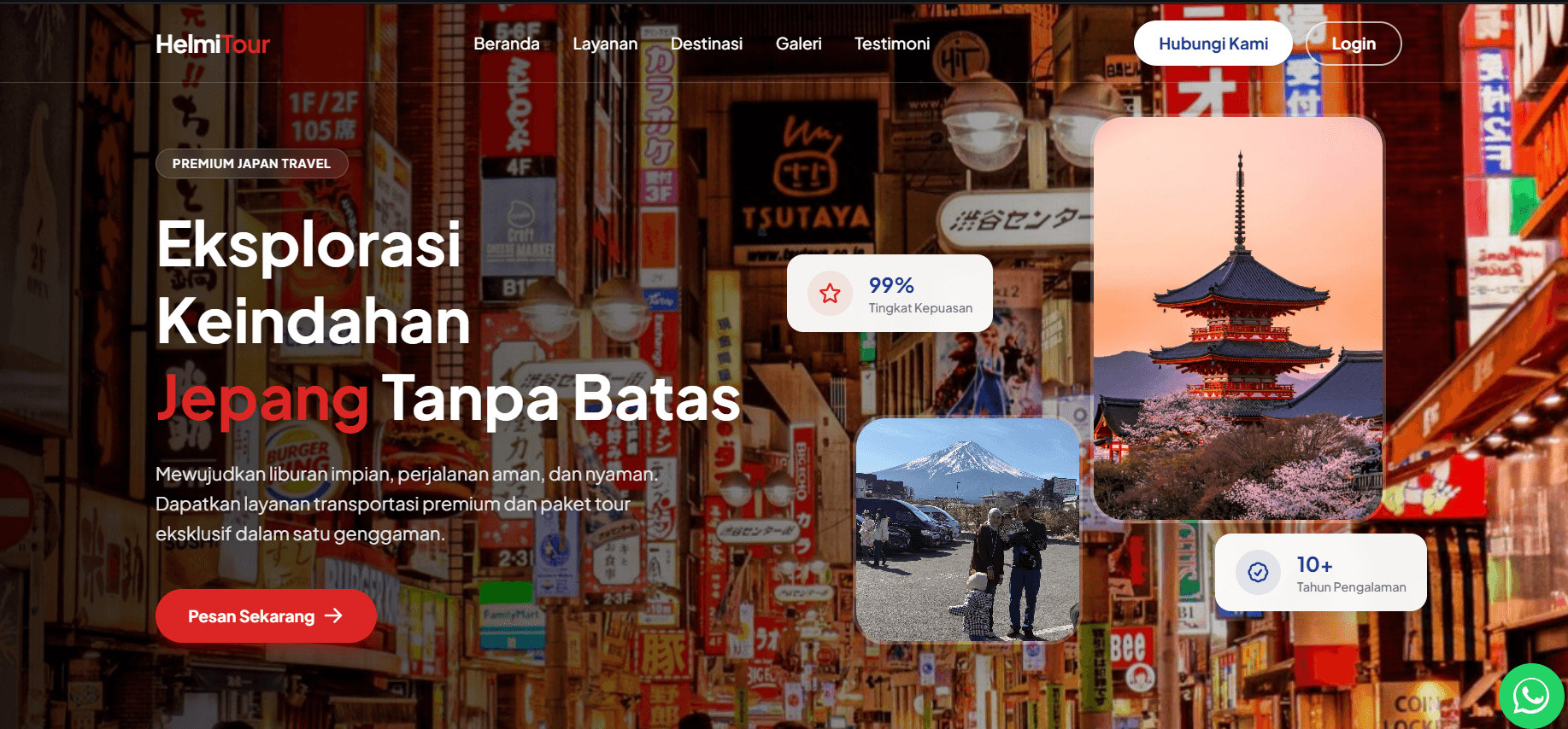 Japanese travel website